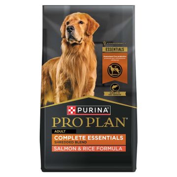 Purina Pro Plan Complete Essentials Adult Shredded Blend Salmon & Rice Dog Food